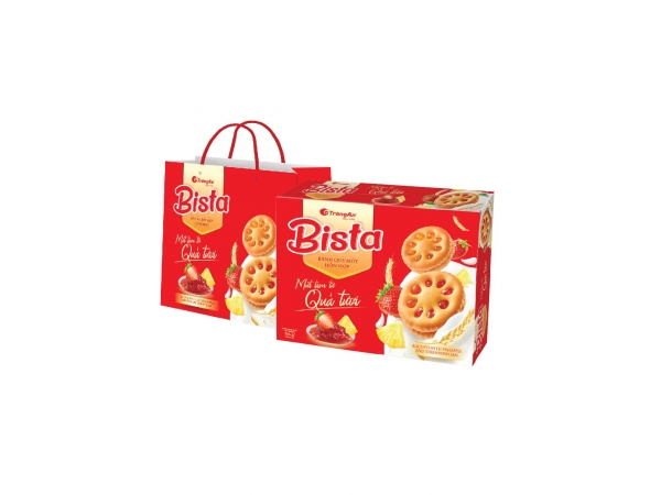 BÁNH QUY MỨT BISTA HỖN HỢP 366G (TÚI XÁCH)